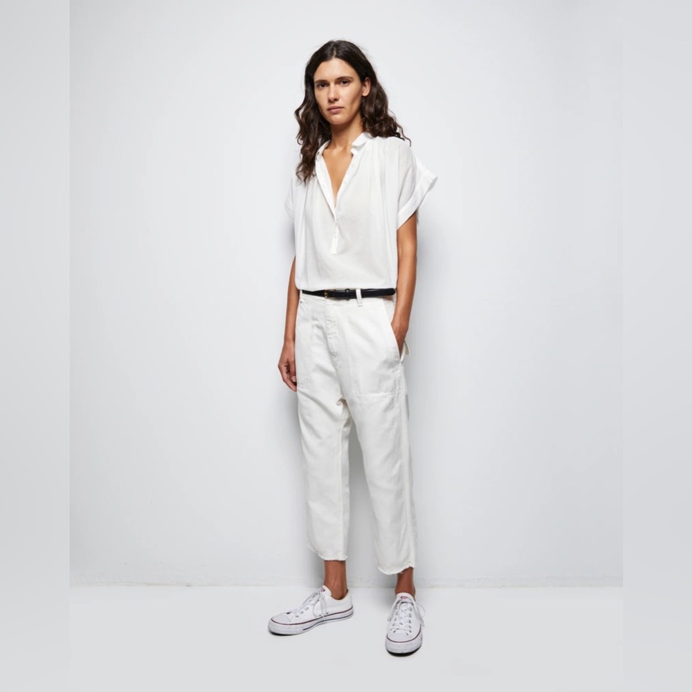 Nili Lotan Normandy Blouse in Ivory - Picture 6 of 7